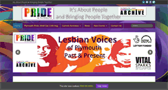 Desktop Screenshot of prideinplymouth.org.uk
